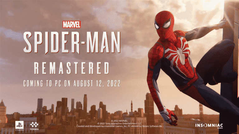 Insomniac Games Spider-Man remasterisé sur PC en août