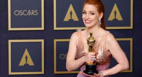 Jessica Chastain, 2022 Academy Awards win