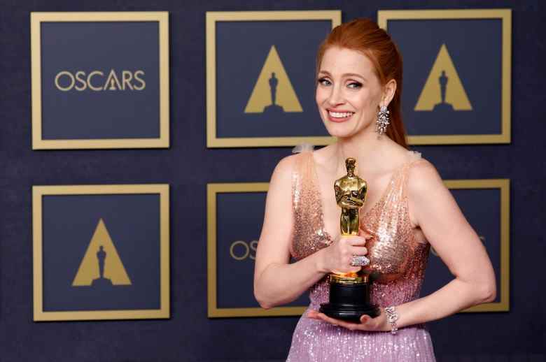 Jessica Chastain, 2022 Academy Awards win