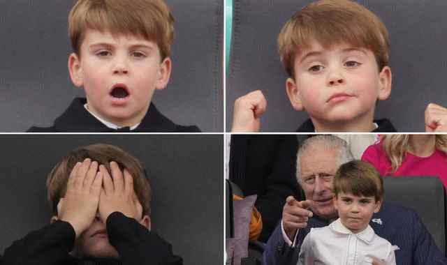 Jubilé de platine: le prince Louis divertit les foules avec une série de visages au concours du jubilé