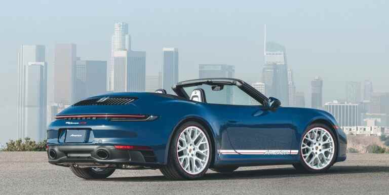 La Porsche 911 GTS Cabriolet America Edition 2023 est un hommage aux États-Unis