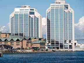 Une vue d'Halifax.  La croissance de la création de nouvelles entreprises ralentit au Canada atlantique.