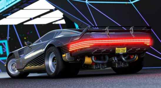 La cyber-voiture de Cyberpunk 2077 est maintenant dans Forza Horizon 4