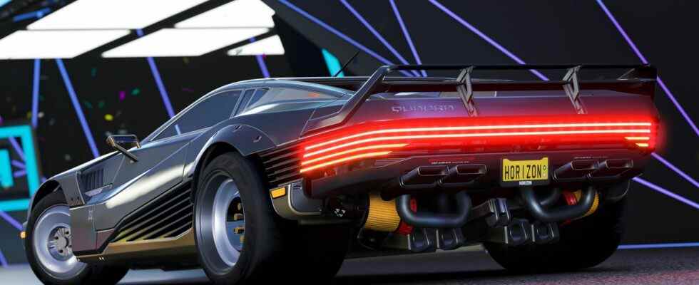 La cyber-voiture de Cyberpunk 2077 est maintenant dans Forza Horizon 4