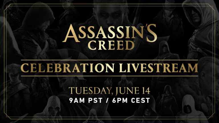 La diffusion en direct d'Assassin's Creed Celebration est prévue pour le 14 juin    
