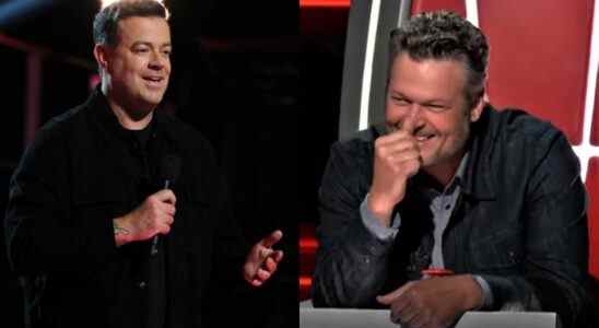 La voix a organisé une douce fête d'anniversaire pour Blake Shelton et Carson Daly, et oui, les autres juges Gwen Stefani et Camila Cabello étaient là