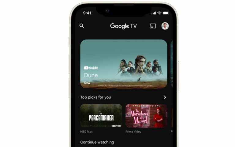 L’application Google TV est enfin disponible sur iOS