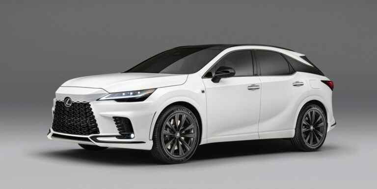 Le Lexus RX 2023 est repensé et ajoute un RX500h F Sport hybride de 367 chevaux