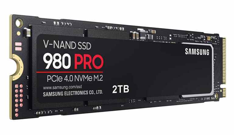 Le SSD 1 To 980 Pro de Samsung revient à un niveau record de 140 $