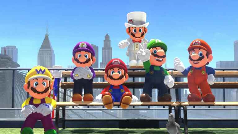 Le mod Super Mario Odyssey augmente le nombre de Mario avec 10 joueurs, coopération en ligne

