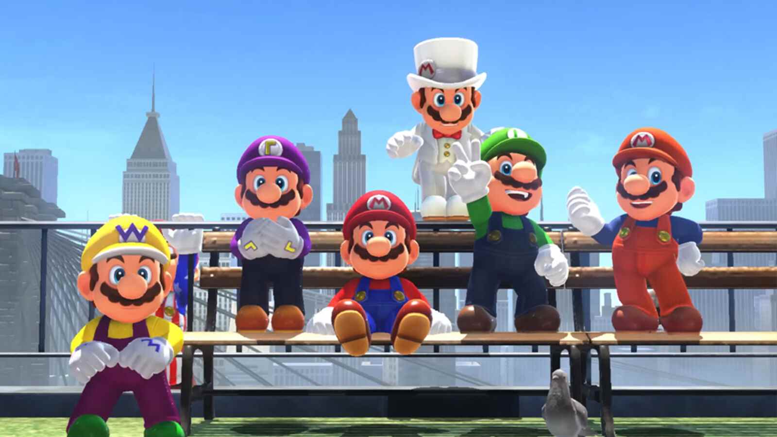 Le mod Super Mario Odyssey augmente le nombre de Mario avec 10 joueurs, coopération en ligne

