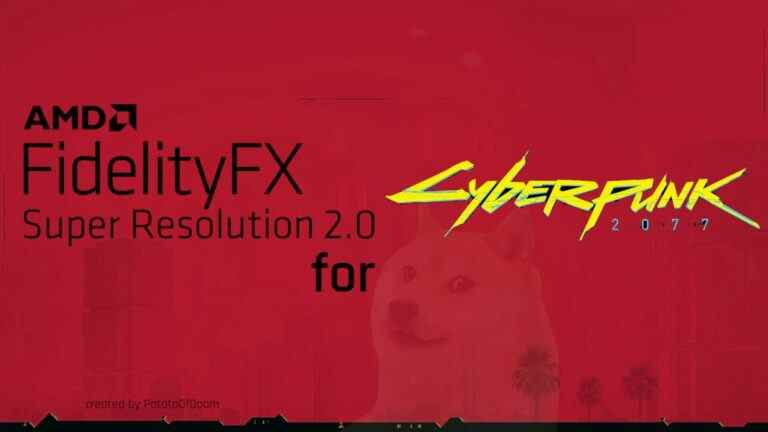 Le mod utilisateur Cyberpunk 2077 AMD FSR 2.0 double les fréquences d’images