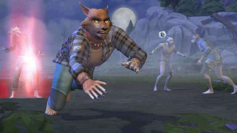 Le pack de jeu Les Sims 4 Loups-garous a enfin une date de sortie