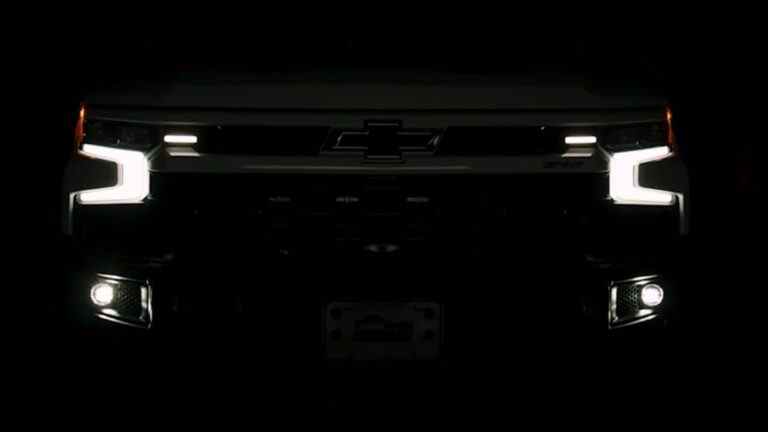 Le traitement du bison taquiné sur le Chevrolet Silverado ZR2 2023