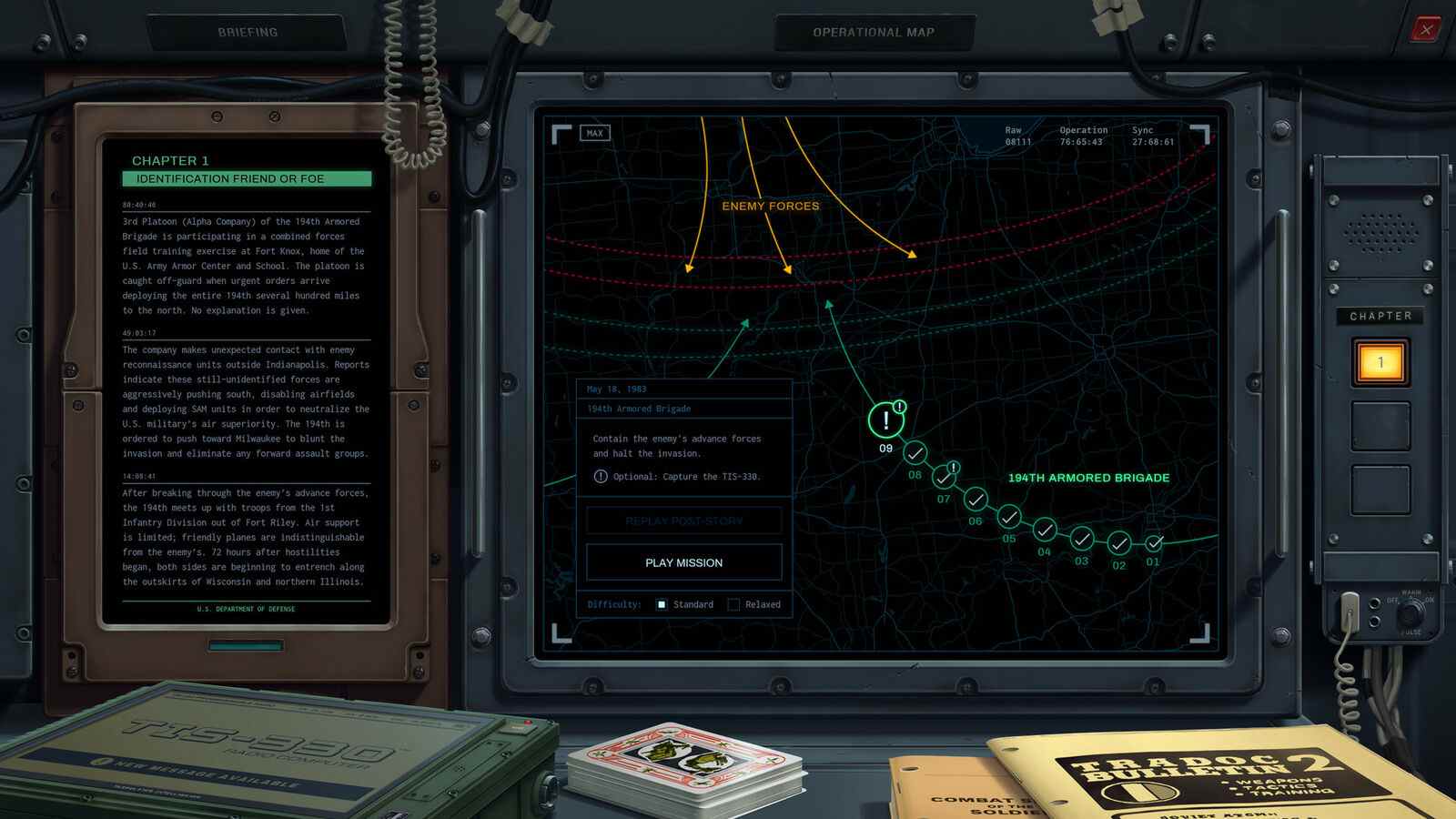 Le wargame Zachtronics Möbius Front '83 sort aujourd'hui

