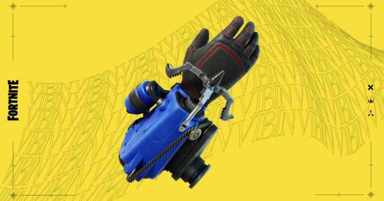 Les nouveaux gants Grapple de Fortnite vous permettront de vous balancer autour de l'île
