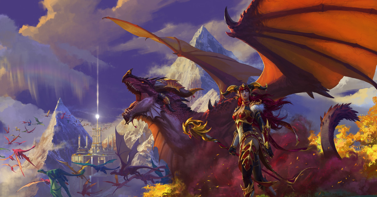 L'extension Dragonflight de World of Warcraft arrive fin 2022
