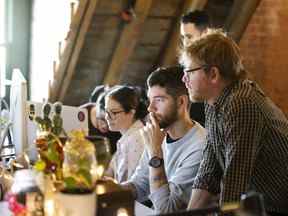 Les employés travaillent au siège social de Lightspeed POS Inc. à Montréal.