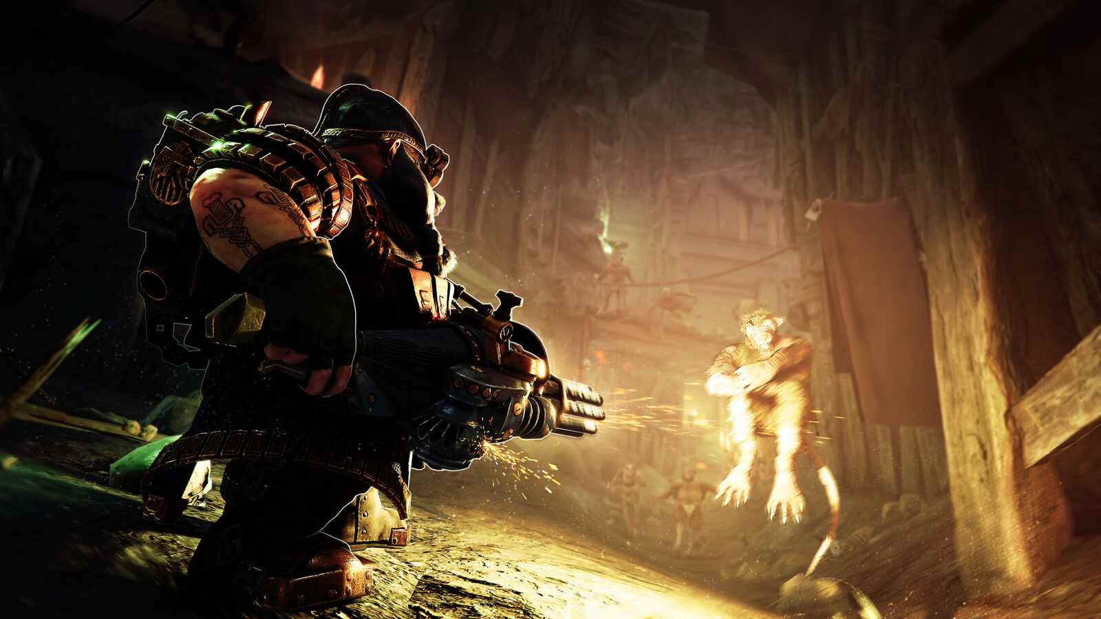 L'ingénieur Outcast de Vermintide 2 donne au nain un minigun sanglant

