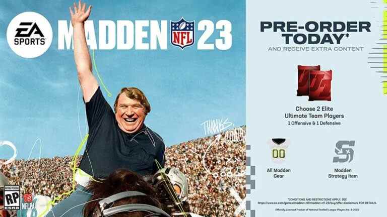 Madden NFL 23 Contenu bonus de précommande pour PC et consoles dévoilé