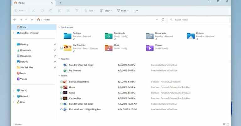 Microsoft teste des onglets de type navigateur pour l’explorateur de fichiers dans Windows 11