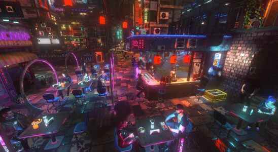 Nivalis ressemble à une Stardew Valley cyberpunk où vous pouvez gérer un bar