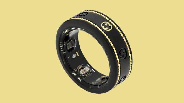 Oura a fabriqué une bague intelligente Gucci à lacets d’or, et c’est ridiculement cher