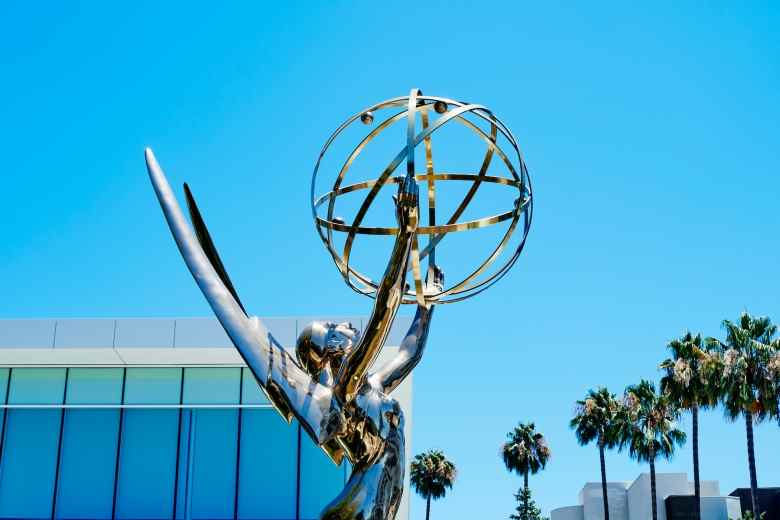 An Emmy statue