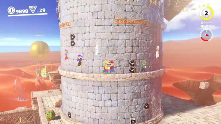 Super Mario Odyssey multiplayer