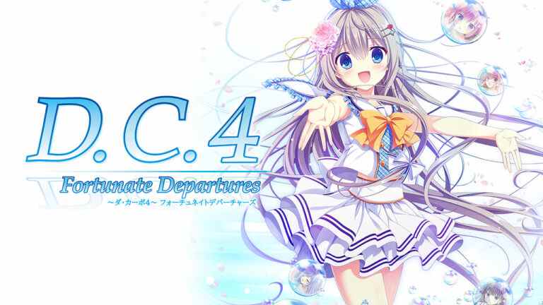 Roman visuel roman DC4 ~ Da Capo 4 ~ Fortunate Departures arrive sur PS4, Switch en octobre au Japon    
