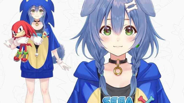 Sega annonce une collaboration Sonic avec Hololive VTuber Star Inugami Korone
