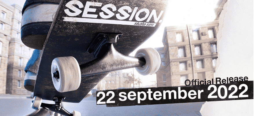 Session : Lancement de Skate Sim le 22 septembre