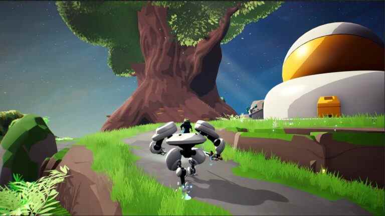 Shoulders Of Giants est un jeu d'action coopératif sur une grenouille chevauchant un robot

