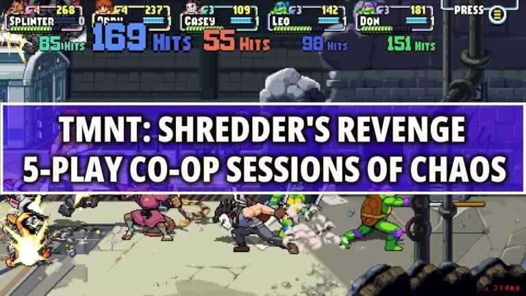 Shredder’s Revenge Co-op est complètement fou et amusant – The Outerhaven