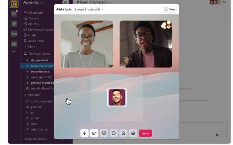 Slack ajoute la vidéo et le partage d’écran multi-personnes aux caucus