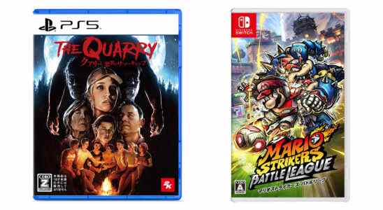 Sorties de jeux japonais de cette semaine : The Quarry, Mario Strikers : Battle League, plus