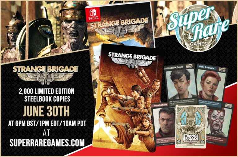 Strange Brigade obtient une version physique sur Switch
