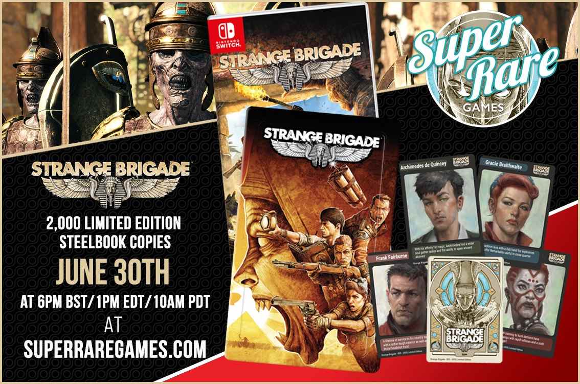 Strange Brigade obtient une version physique sur Switch
