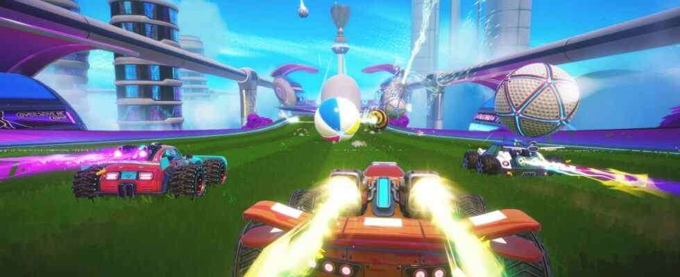 Turbo Golf Racing pourrait être le jeu de course Rocket League que j'ai toujours voulu