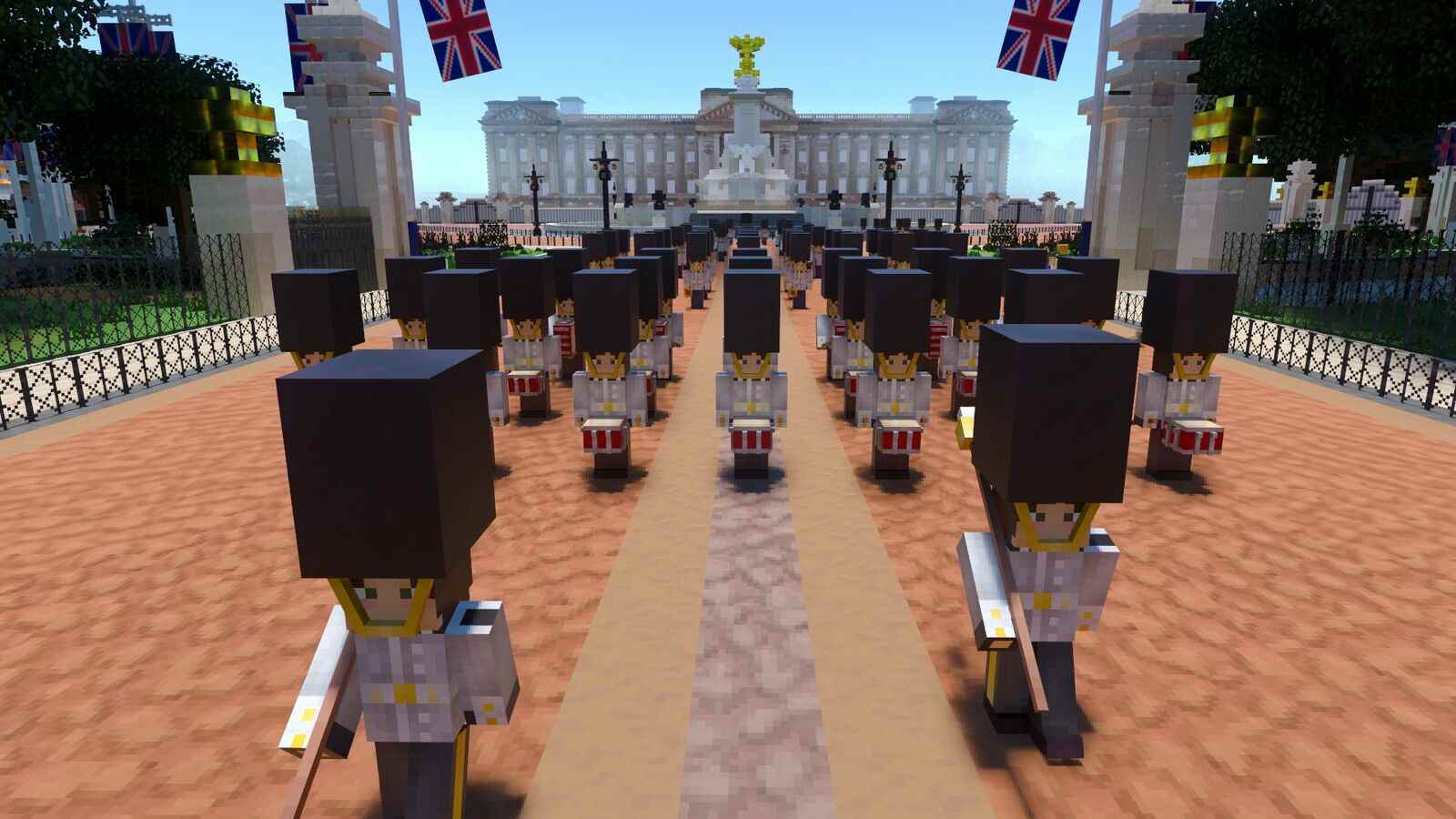 Une fête de rue Jubilee dans Minecraft est la version la moins pire du Jubilee réel, je suppose

