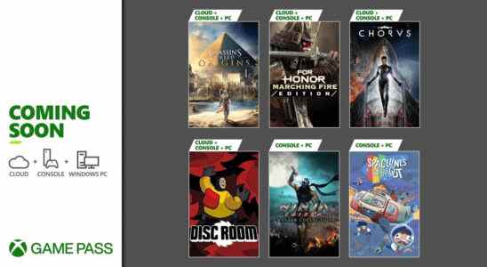 Xbox Game Pass ajoute Assassin's Creed Origins, Ninja Gaiden Master Collection, Disc Room et plus encore début juin