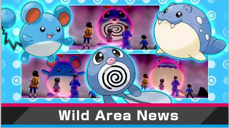 Pokemon Sword and Shield héberge Max Raid Battle avec Shiny Marill
