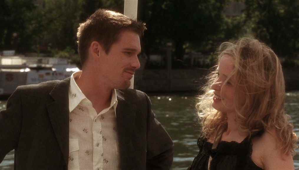 Ethan Hawke et Julie Delpy dans Avant le coucher du soleil.