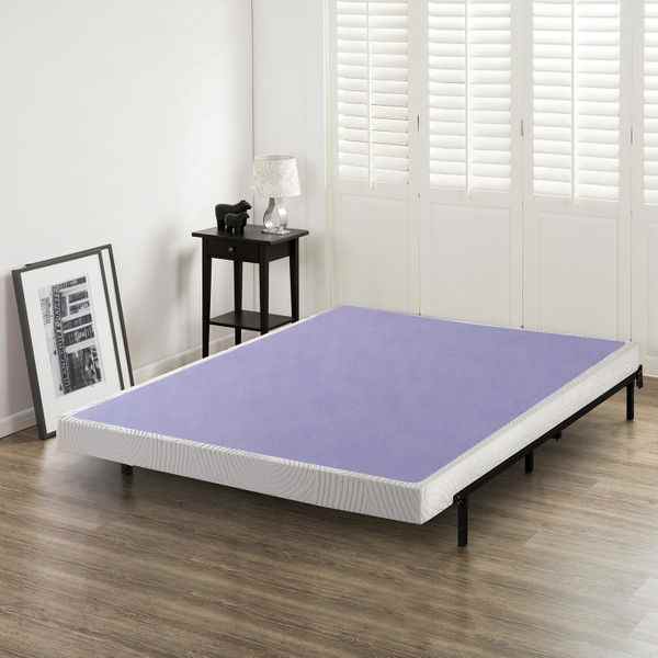 Sommier tapissier/matelas en bois à profil bas Zinus Edgar 4 pouces