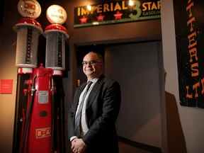 Alfred Sorensen, président et chef de la direction de Pieridae Energy, lors d'une annonce au Glenbow Museum de Calgary.