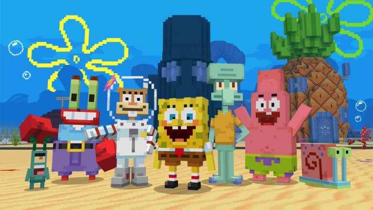 Minecraft SpongeBob collaboration DLC révélé
