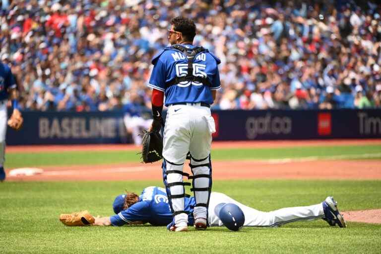 Le partant des Blue Jays, Kevin Gausman, blessé lors de la défaite en double contre les Rays