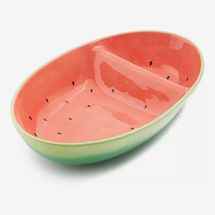 Martha Stewart Collection Watermelon Chip & Dip Plateau