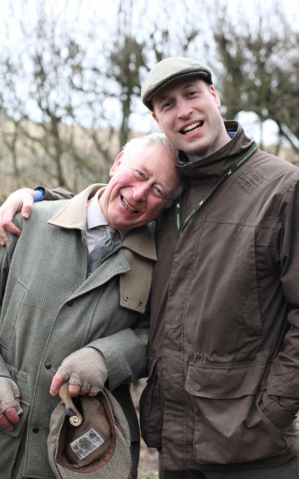 Le prince de Galles et le duc de Cambridge sur une photographie prise par la duchesse de Cambridge en décembre 2019 - La duchesse de Cambridge