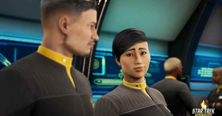 Le mélange de dialogue et d'action de Star Trek semble idéal pour un jeu de style Telltale
